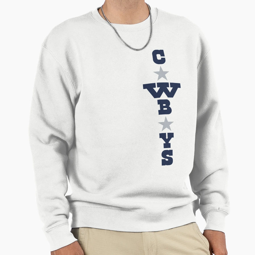 Cowboys Stars Sweatshirt - Fun Novelty Design Men Women - T-Shirt, Sweatshirt, Hoodie