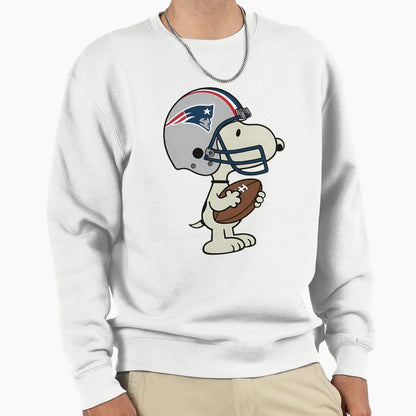Snoopy New England Patriots Game Day Sweatshirt - Custom Art Print Unisex - T-Shirt, Sweatshirt, Hoodie