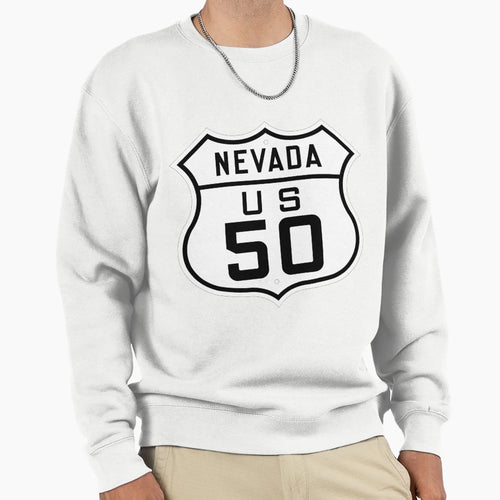 Us Highway 50 Nevada 1926 United Sweatshirt - Graphic Print Men Women - T-Shirt, Sweatshirt, Hoodie
