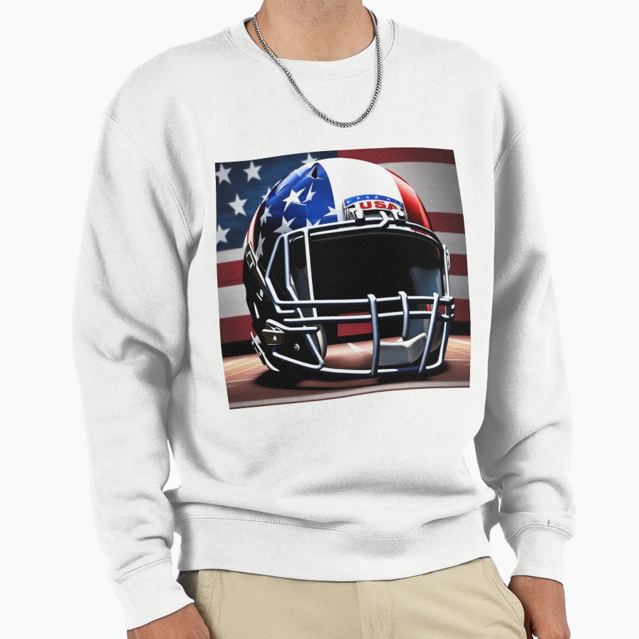 Usa Football Gridiron Sweatshirt - Unique Graphic Men Women - T-Shirt, Sweatshirt, Hoodie