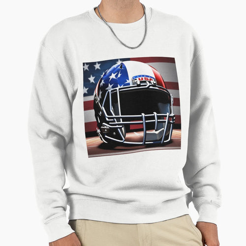 Usa Football Gridiron Sweatshirt - Unique Graphic Men Women - T-Shirt, Sweatshirt, Hoodie