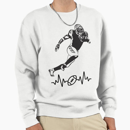 American Football Player Sweatshirt - Custom Art Print for Adults - T-Shirt, Sweatshirt, Hoodie