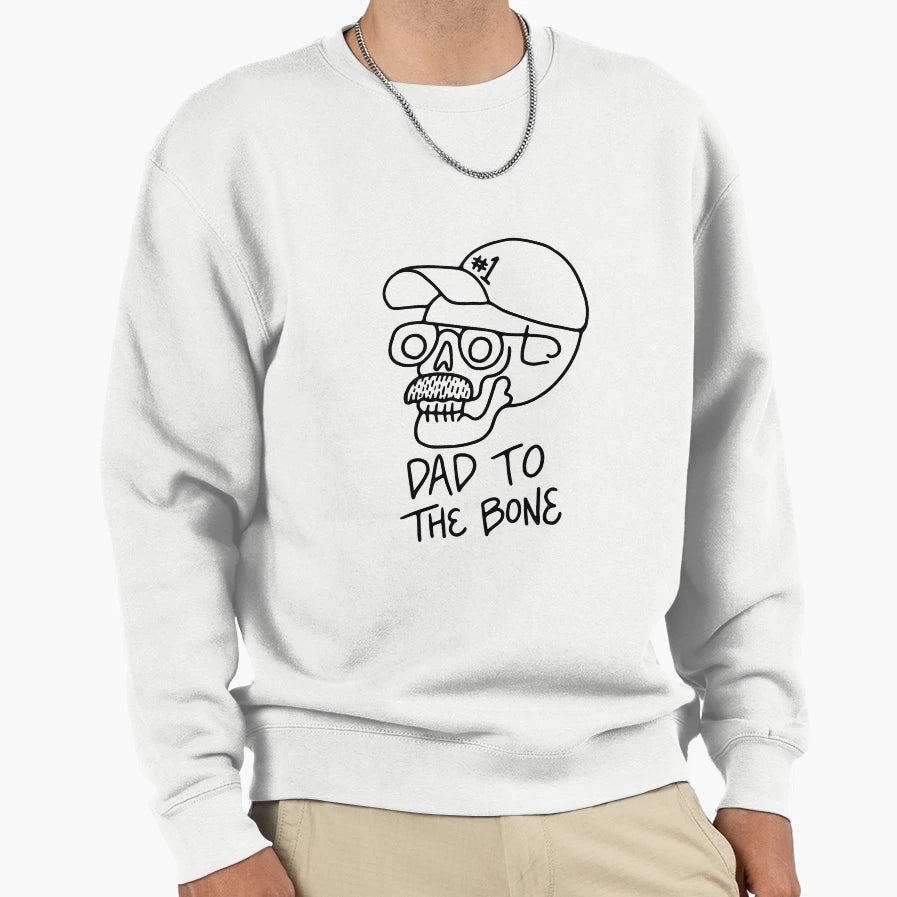 Dad To Bone Sweatshirt - Trendy Graphic Men Women - T-Shirt, Sweatshirt, Hoodie