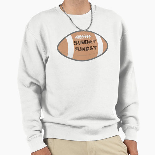 Sunday Funday Sweatshirt - Minimalist Print Unisex - T-Shirt, Sweatshirt, Hoodie