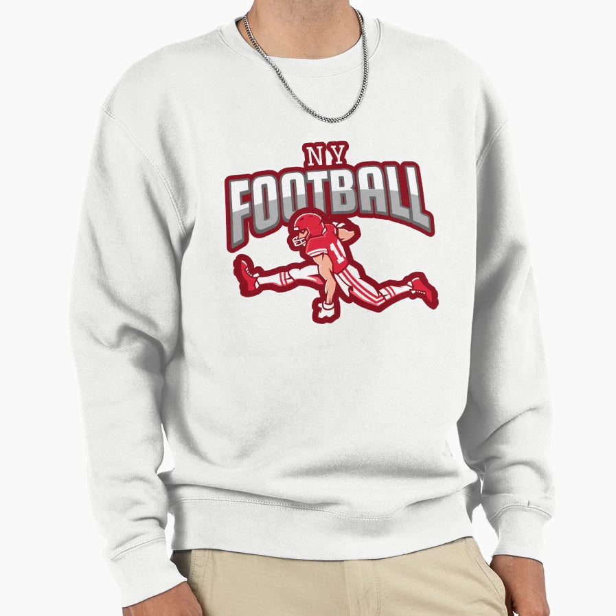 Ny Football Sweatshirt - Unique Graphic for Adults - T-Shirt, Sweatshirt, Hoodie