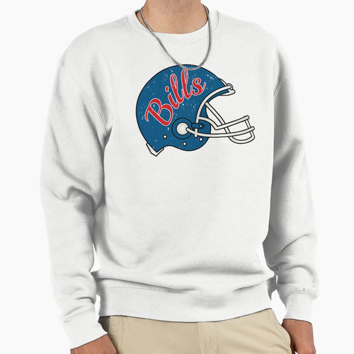 Bills Helmet Sweatshirt - Custom Art Print Men Women - T-Shirt, Sweatshirt, Hoodie