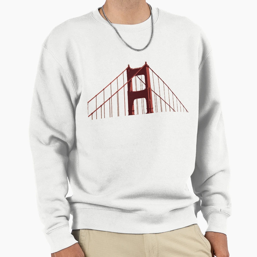 Golden Gate Bridge Sweatshirt - Aesthetic Graphic Unisex - T-Shirt, Sweatshirt, Hoodie