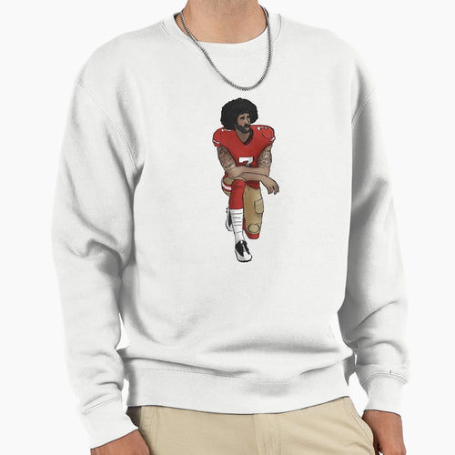 Colin Kaepernick Sweatshirt - Minimalist Print for Adults - T-Shirt, Sweatshirt, Hoodie