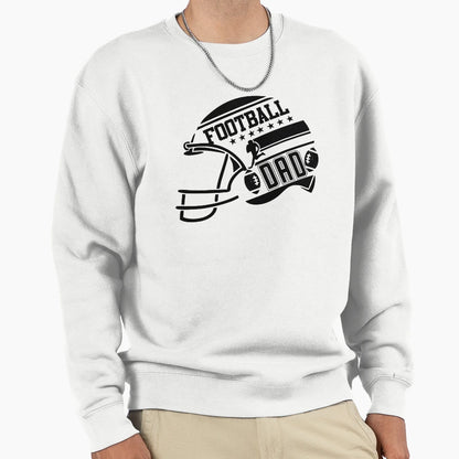 Football Dad Black Sweatshirt - Novelty Apparel Unisex - T-Shirt, Sweatshirt, Hoodie