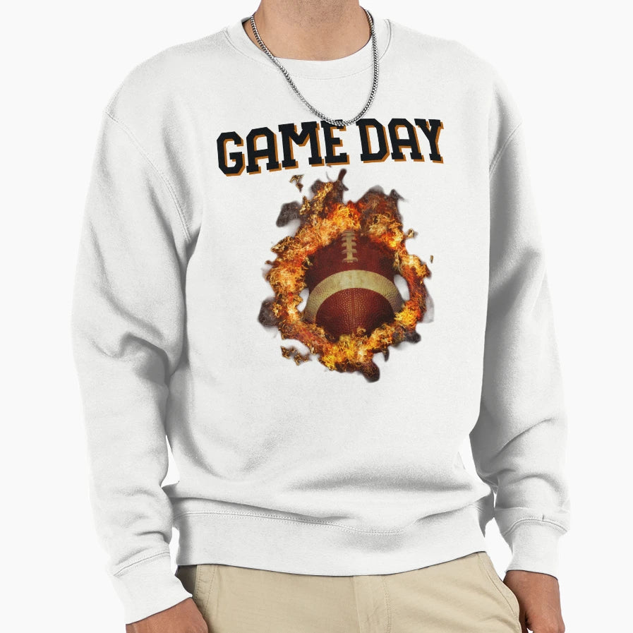 Game Day Football Sweatshirt - Minimalist Print Unisex - T-Shirt, Sweatshirt, Hoodie