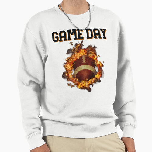 Game Day Football Sweatshirt - Minimalist Print Unisex - T-Shirt, Sweatshirt, Hoodie