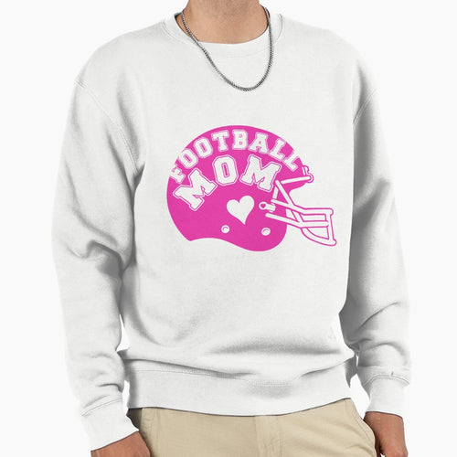 Football Mom Helmet Sweatshirt - Unique Graphic for Adults - T-Shirt, Sweatshirt, Hoodie
