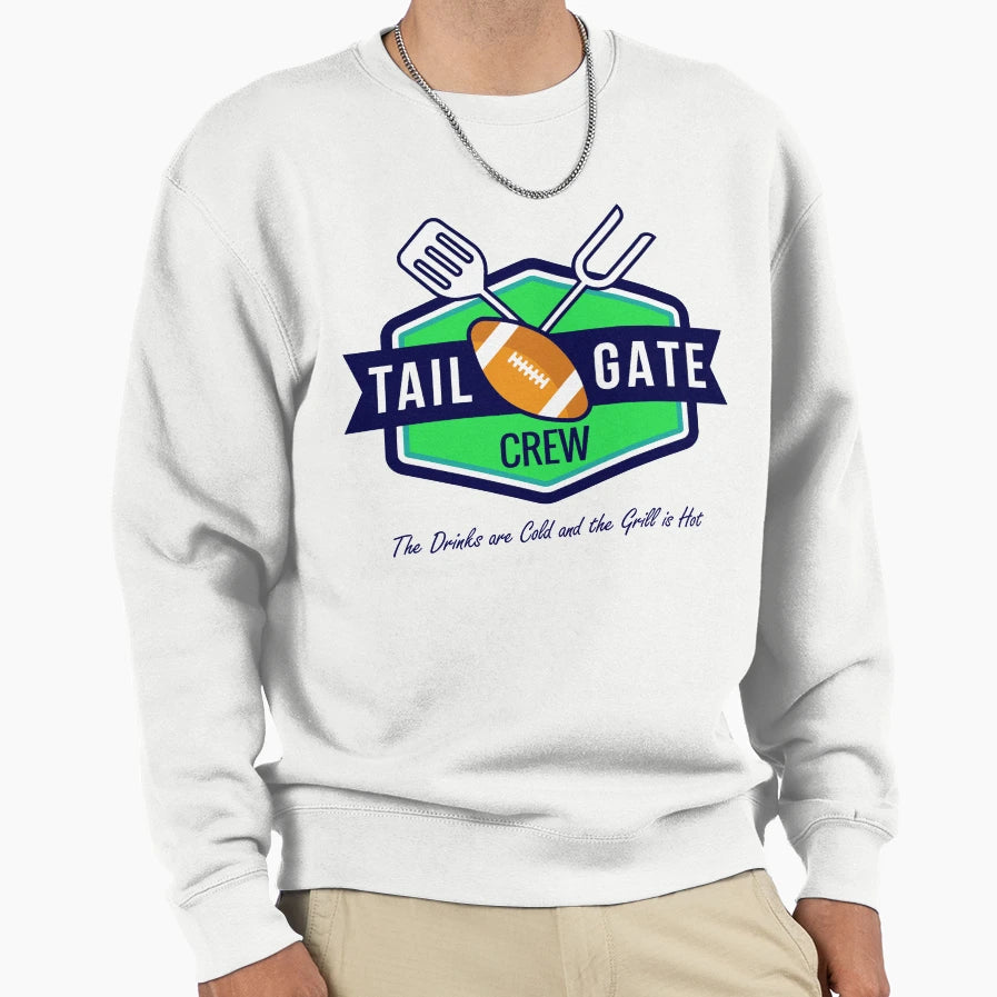 Football Tailgate Crew Sweatshirt - Fun Novelty Design Unisex - T-Shirt, Sweatshirt, Hoodie