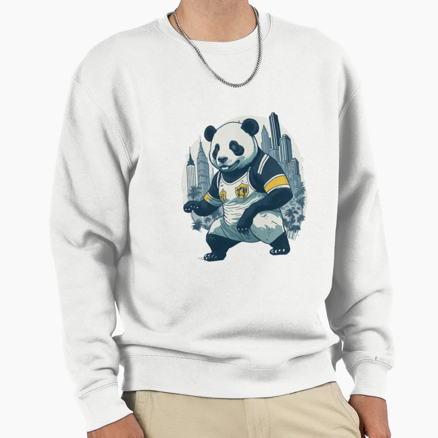 Soccer Panda Sweatshirt - Minimalist Print Unisex - T-Shirt, Sweatshirt, Hoodie