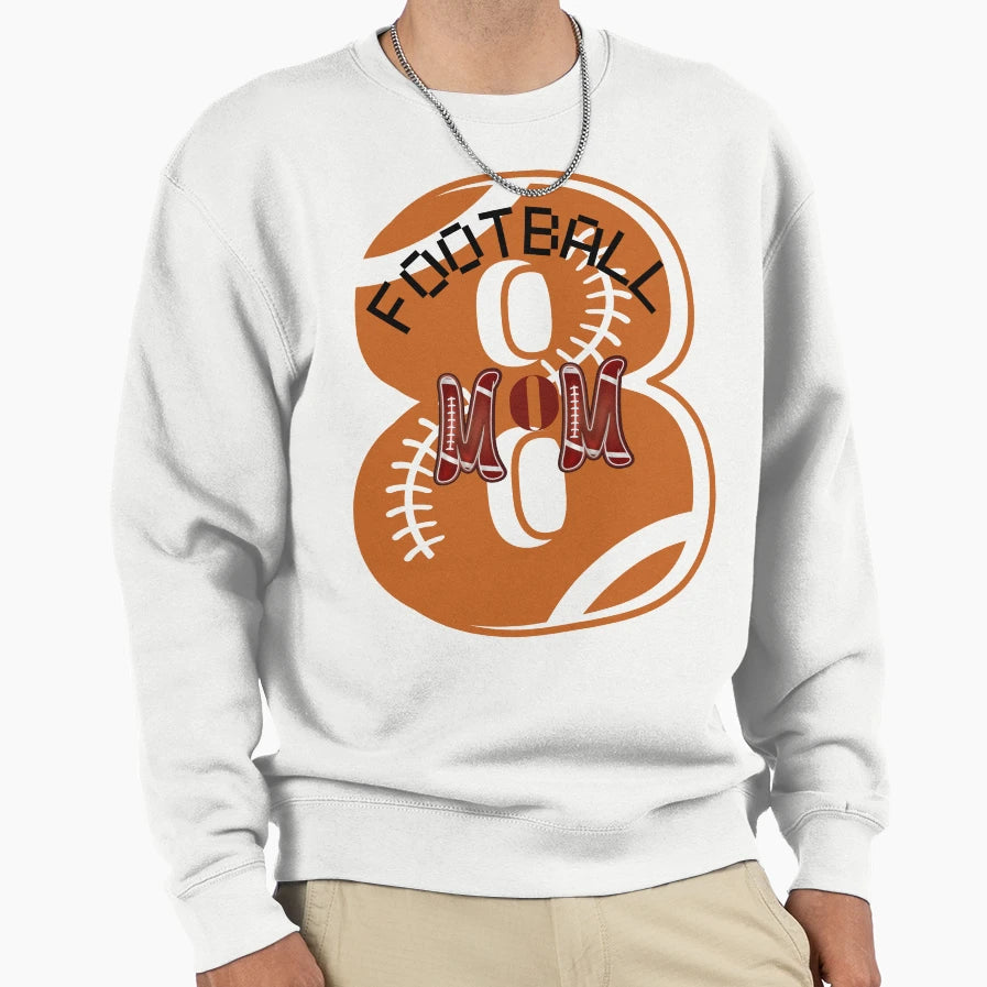 Football Mom Sweatshirt - Novelty Apparel Unisex - T-Shirt, Sweatshirt, Hoodie