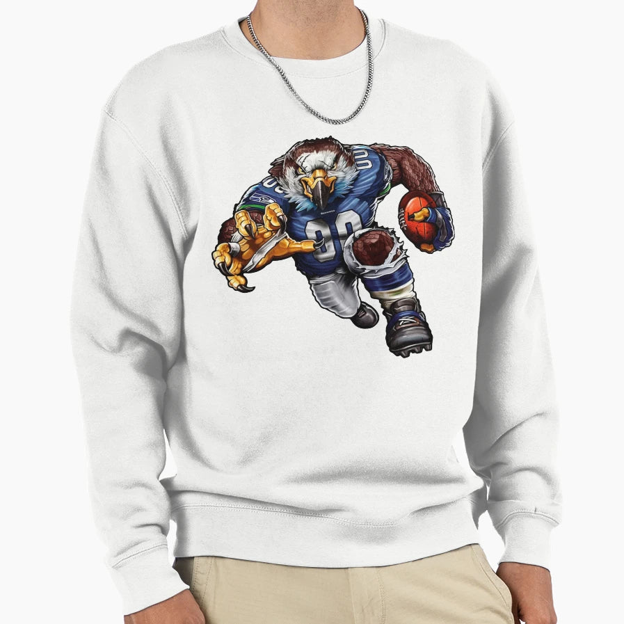 Mascot American Football Sweatshirt - Minimalist Print Men Women - T-Shirt, Sweatshirt, Hoodie