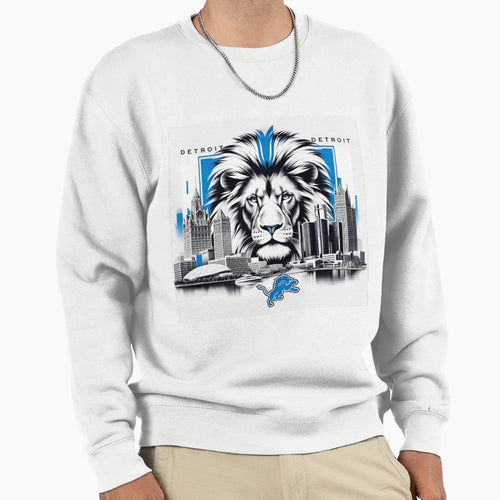 Detroit Lions Artwork Sweatshirt - Streetwear Style for Adults - T-Shirt, Sweatshirt, Hoodie