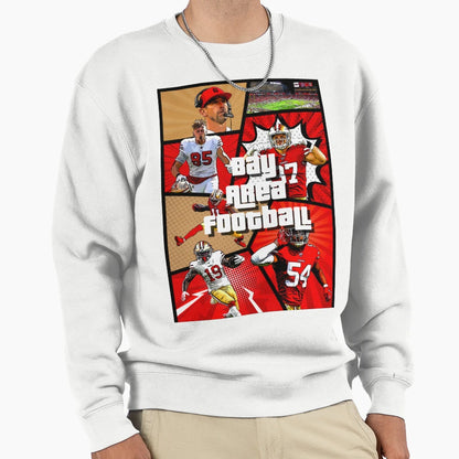 Bay Area Football Sweatshirt - Minimalist Print for Adults - T-Shirt, Sweatshirt, Hoodie