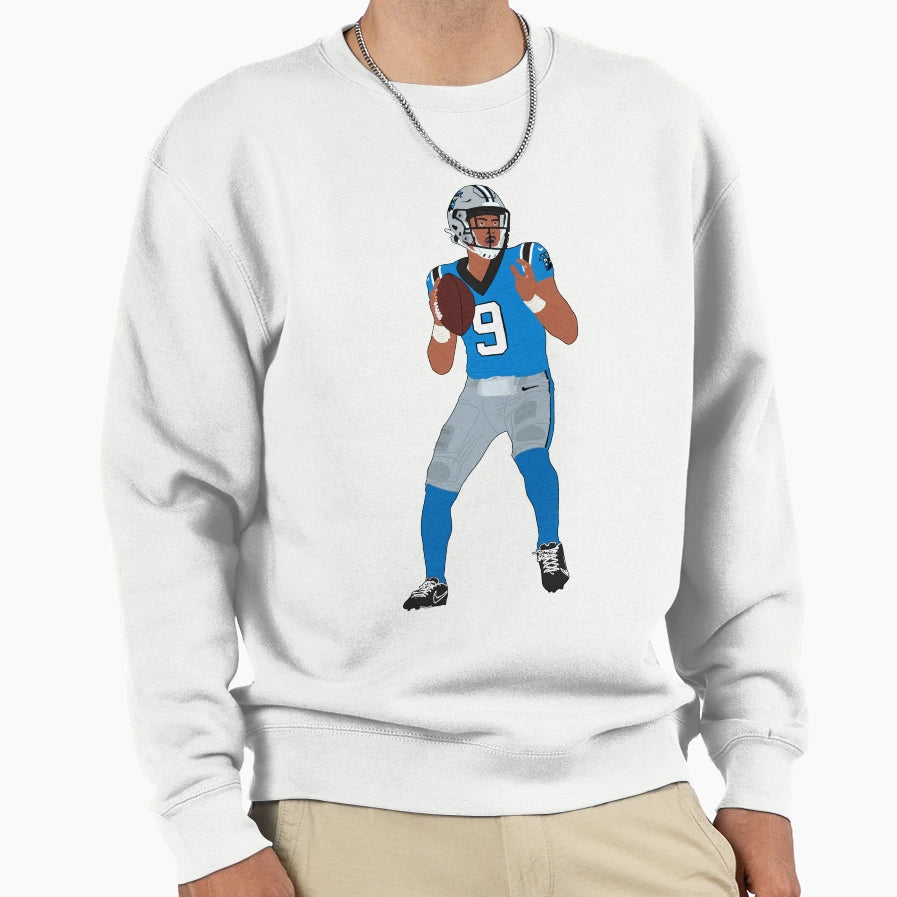 Bryce Young Panthers Sweatshirt - Custom Art Print Unisex - T-Shirt, Sweatshirt, Hoodie