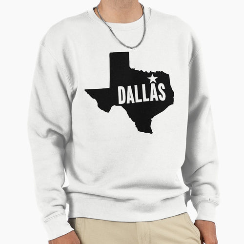 Dallas Tx Sweatshirt - Custom Art Print Unisex - T-Shirt, Sweatshirt, Hoodie