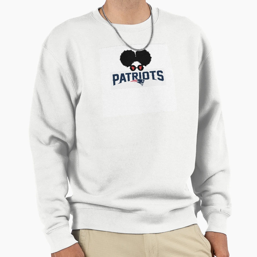 Pom Pom Patriots Fan Sweatshirt - Graphic Print Unisex - T-Shirt, Sweatshirt, Hoodie