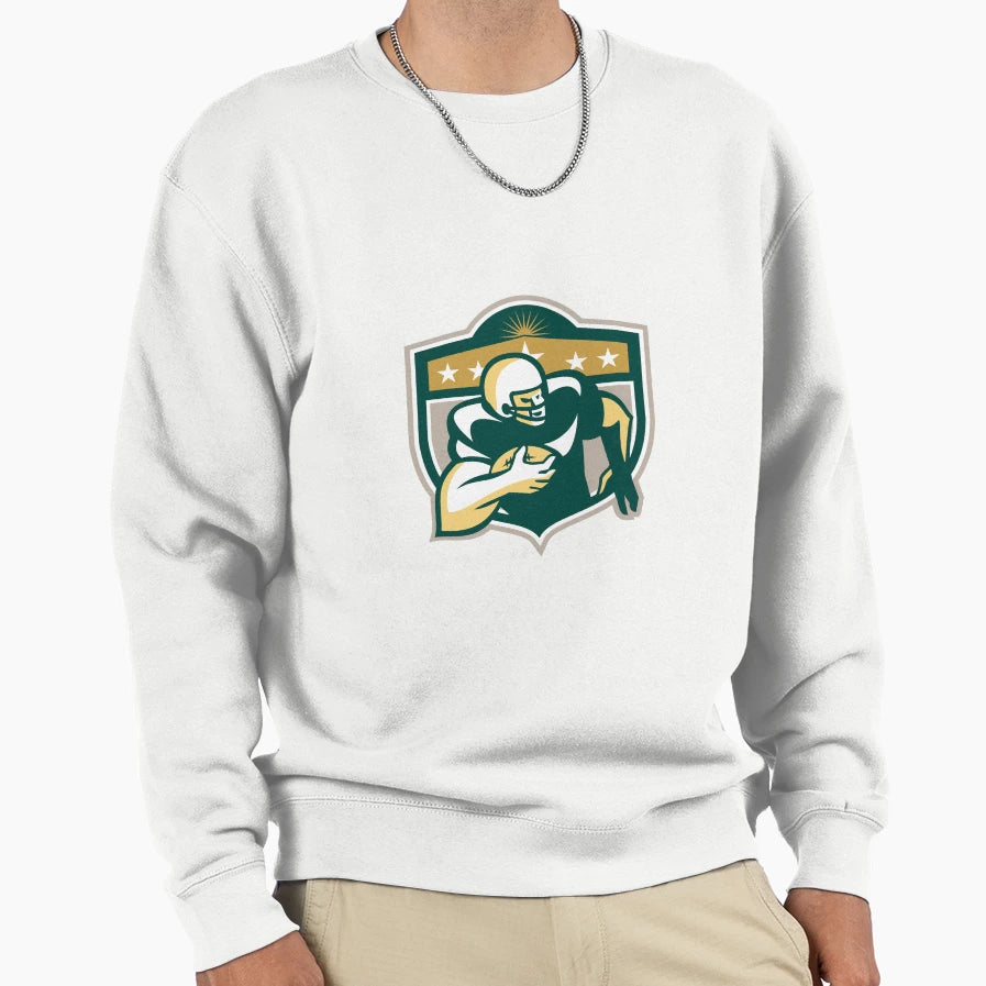 American Gridiron Wide Receiver Sweatshirt - Aesthetic Graphic for Adults - T-Shirt, Sweatshirt, Hoodie