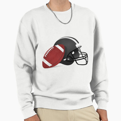 Football Basketball Outdoor White Sweatshirt - Aesthetic Graphic Unisex - T-Shirt, Sweatshirt, Hoodie