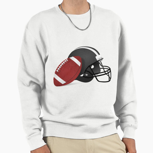 Football Basketball Outdoor White Sweatshirt - Aesthetic Graphic Unisex - T-Shirt, Sweatshirt, Hoodie