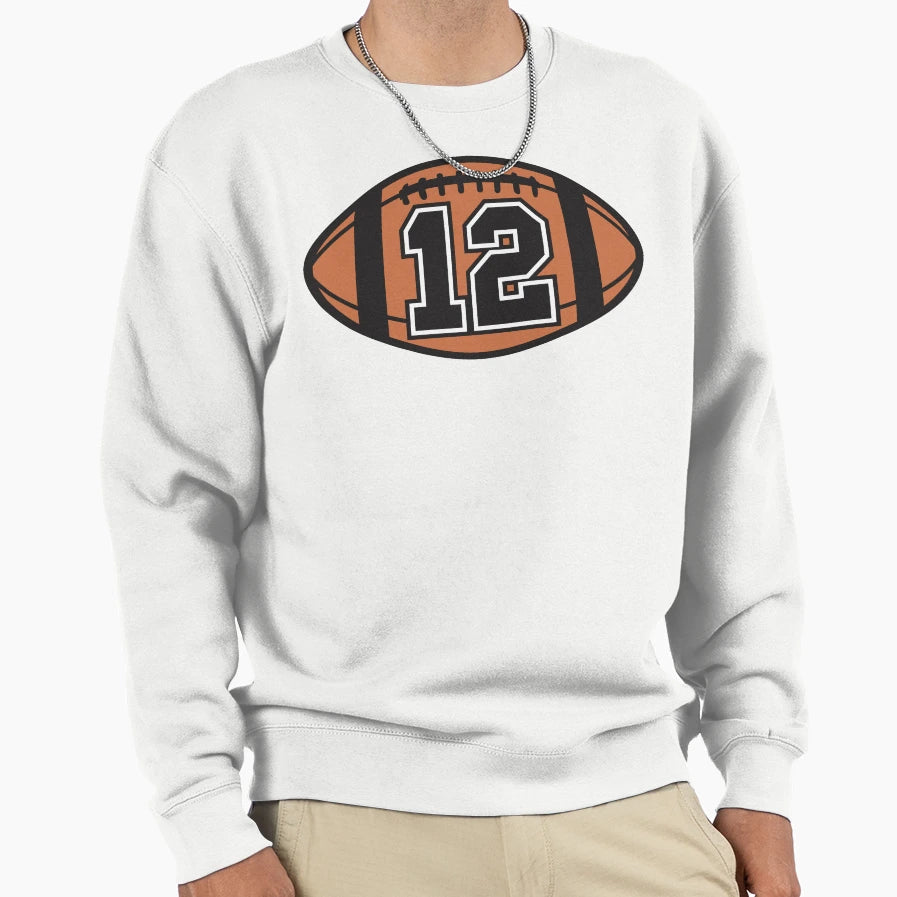 Football 012 Sweatshirt - Fun Novelty Design for Adults - T-Shirt, Sweatshirt, Hoodie