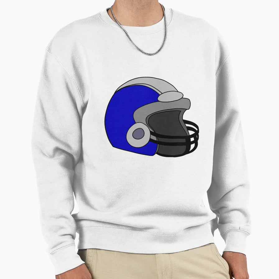 Football Helmet Sweatshirt - Custom Art Print Men Women - T-Shirt, Sweatshirt, Hoodie