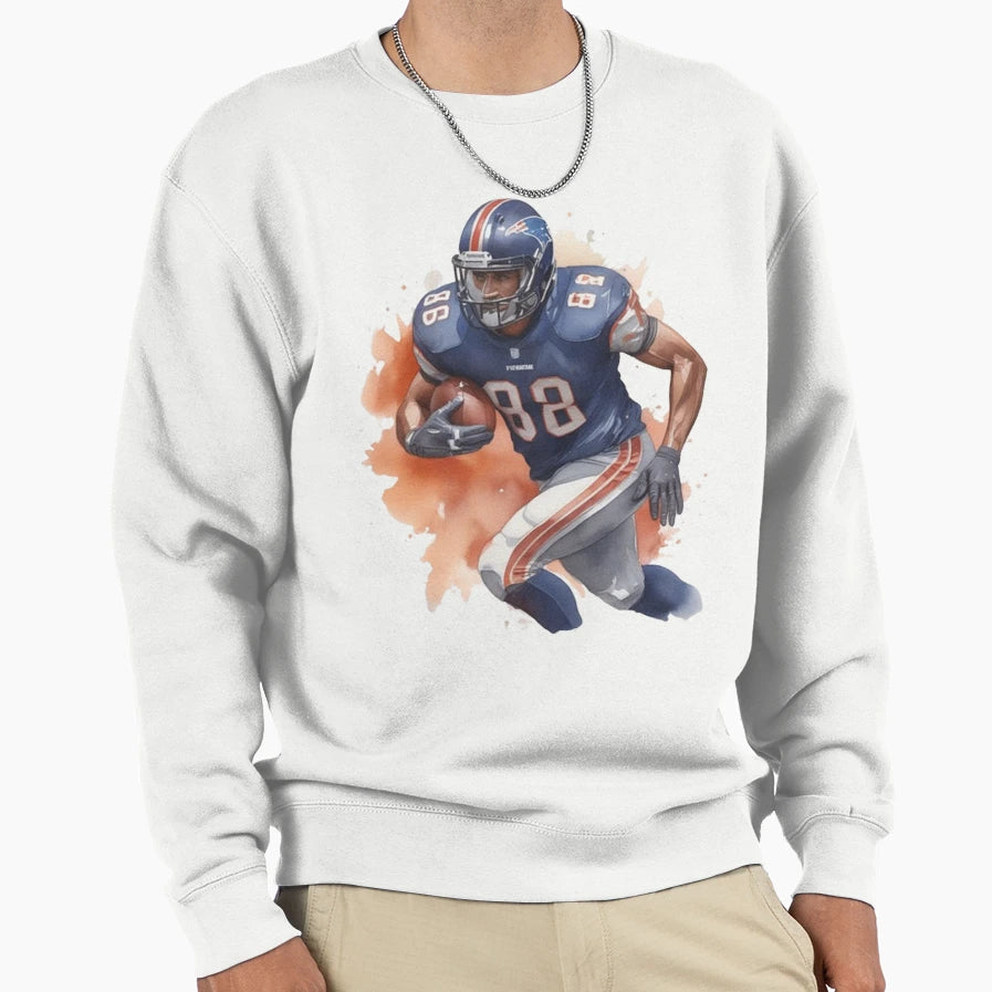 American Football Player Sweatshirt - Fun Novelty Design for Adults - T-Shirt, Sweatshirt, Hoodie
