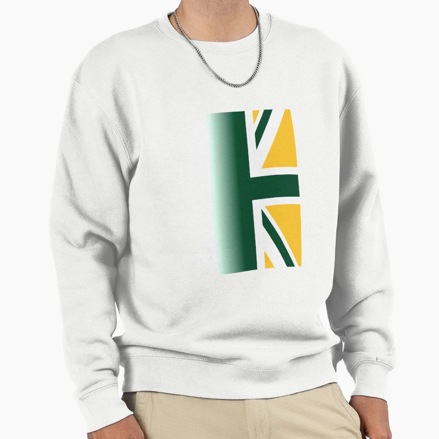 British Racing Green Uk Flag Sweatshirt - Aesthetic Graphic Men Women - T-Shirt, Sweatshirt, Hoodie