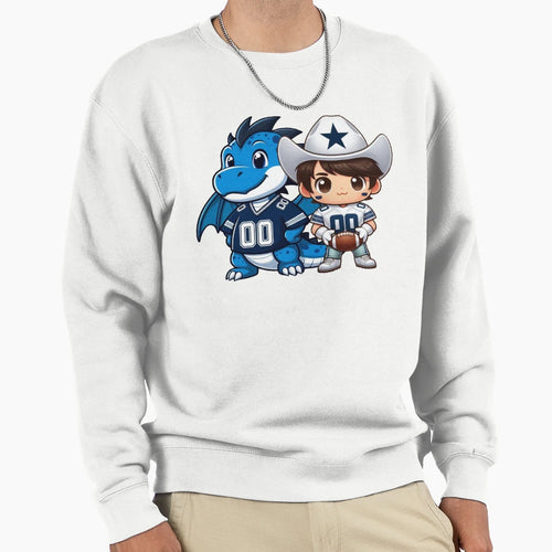 Cowboys Game Day Sweatshirt - Custom Art Print for Adults - T-Shirt, Sweatshirt, Hoodie