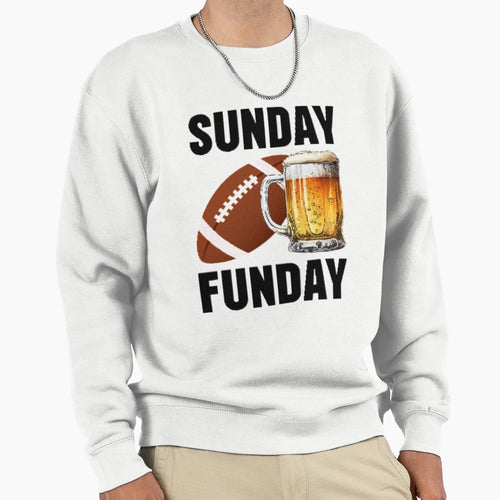 Sunday Funday Sweatshirt - Aesthetic Graphic for Adults - T-Shirt, Sweatshirt, Hoodie