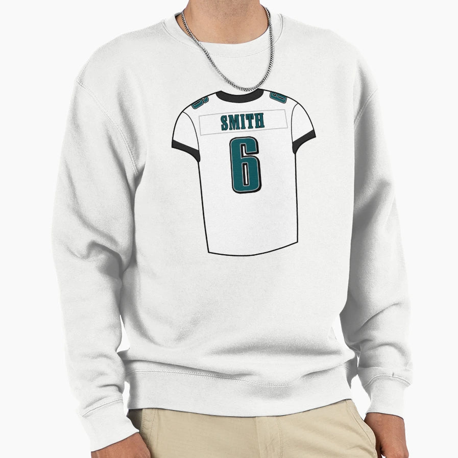 Devonta Smith Away Jersey Sweatshirt - Casual Everyday Wear Unisex - T-Shirt, Sweatshirt, Hoodie
