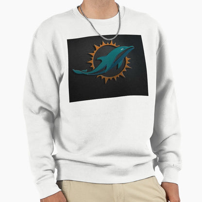 Dolphin Sun Sweatshirt - Aesthetic Graphic for Adults - T-Shirt, Sweatshirt, Hoodie