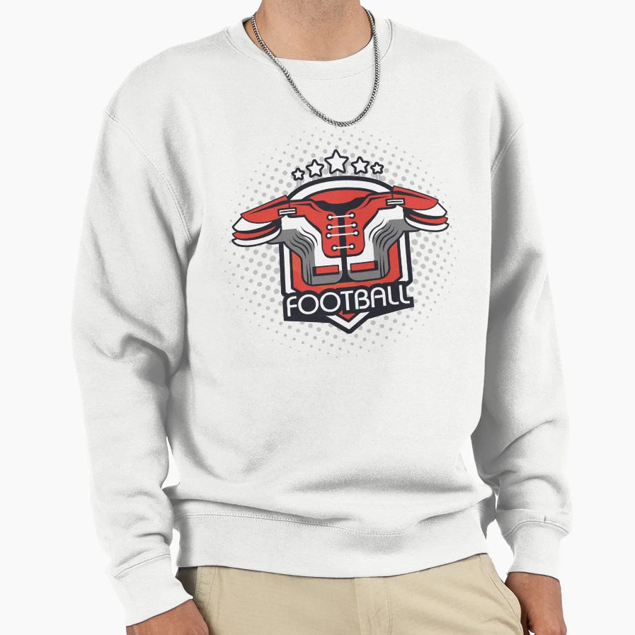 Fotball Sweatshirt - Casual Everyday Wear Unisex - T-Shirt, Sweatshirt, Hoodie