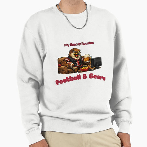 Atlanta Falcons Sunday Routine T-Shirt - Minimalist Print Men Women - T-Shirt, Sweatshirt, Hoodie