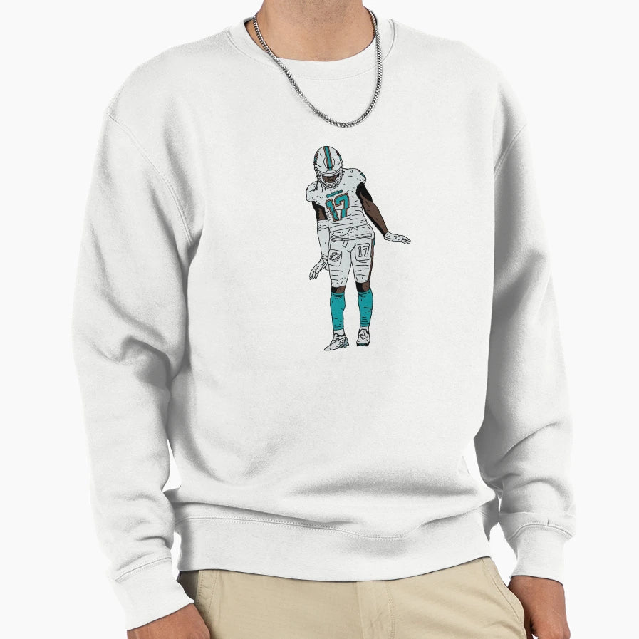 Jaylen Waddle Sweatshirt - Trendy Graphic Men Women - T-Shirt, Sweatshirt, Hoodie