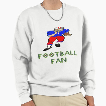 Football Fan Sweatshirt - Graphic Print Unisex - T-Shirt, Sweatshirt, Hoodie
