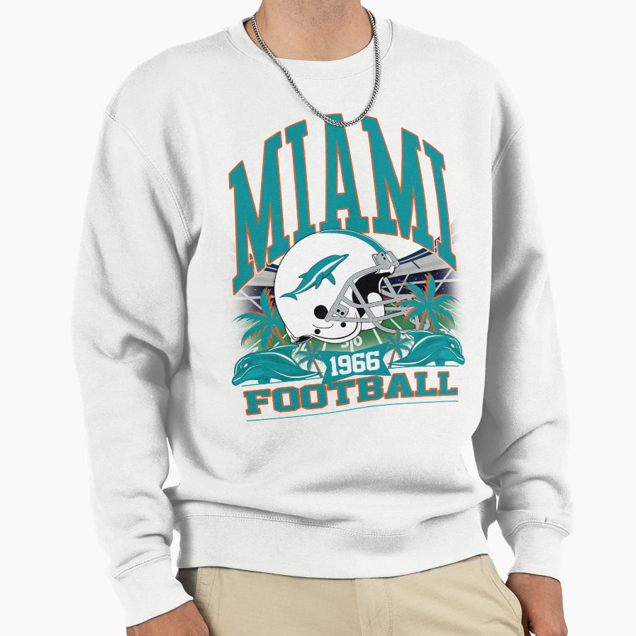 Miami Football Gridiron Legacy Sweatshirt - Graphic Print Men Women - T-Shirt, Sweatshirt, Hoodie