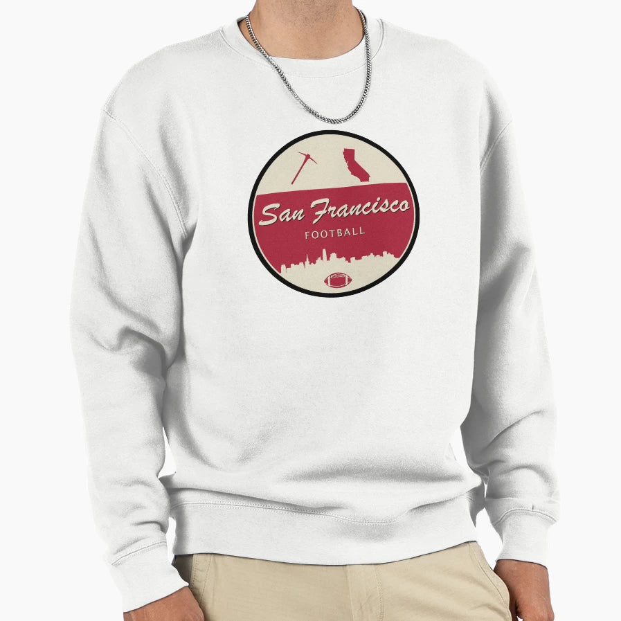 San Francisco Football Minimal Sweatshirt - Streetwear Style Men Women - T-Shirt, Sweatshirt, Hoodie