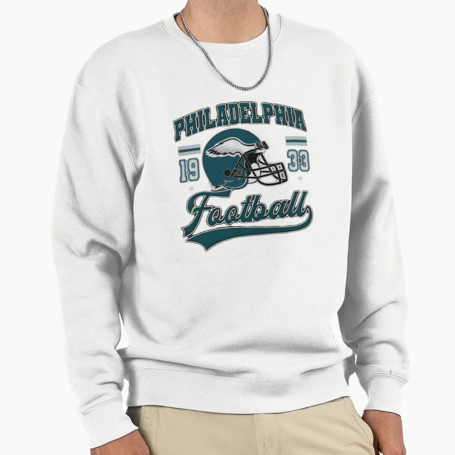 Philadelphia Football Sweatshirt - Custom Art Print Men Women - T-Shirt, Sweatshirt, Hoodie