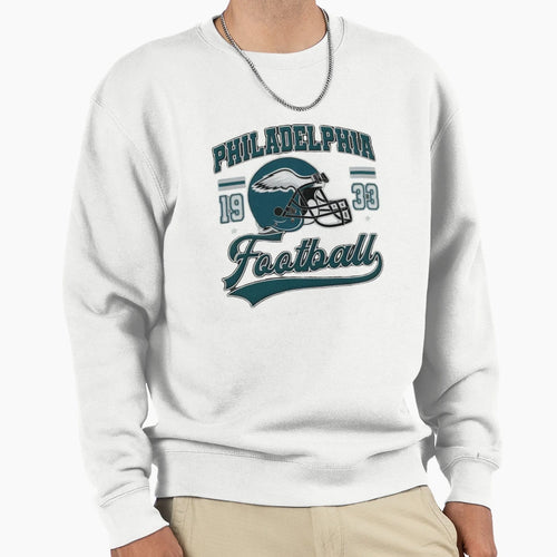 Philadelphia Football Sweatshirt - Custom Art Print Men Women - T-Shirt, Sweatshirt, Hoodie