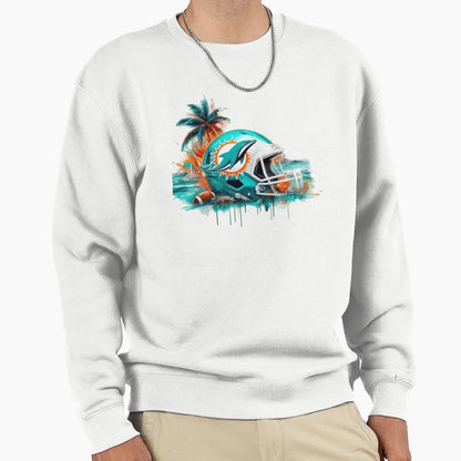 Marlins Football Sweatshirt - Custom Art Print Unisex - T-Shirt, Sweatshirt, Hoodie