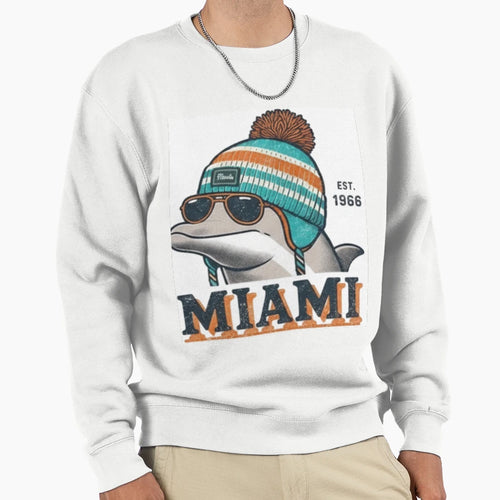 Miami Dolphins Sweatshirt - Graphic Print Men Women - T-Shirt, Sweatshirt, Hoodie