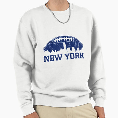 New York Skyline Football Team Sweatshirt - Casual Everyday Wear Men Women - T-Shirt, Sweatshirt, Hoodie
