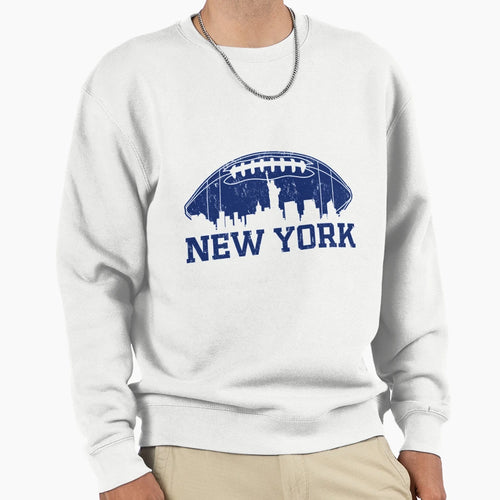 New York Skyline Football Team Sweatshirt - Casual Everyday Wear Men Women - T-Shirt, Sweatshirt, Hoodie