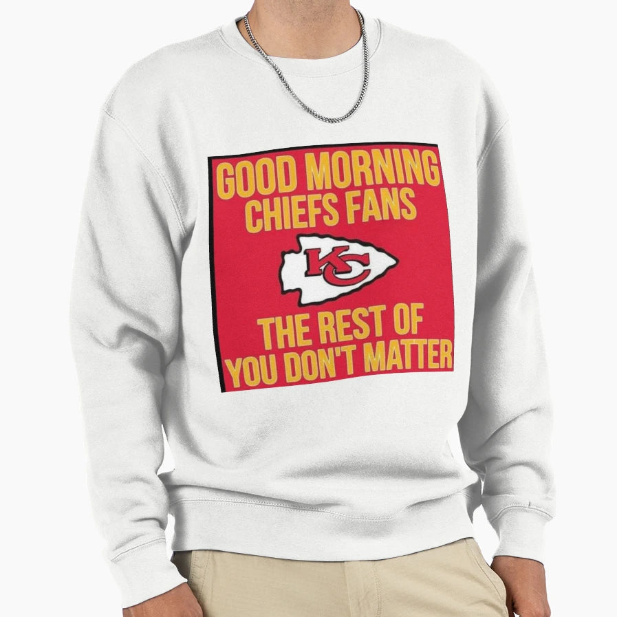 Kc City Chiefs Fans Meme Sweatshirt - Casual Everyday Wear for Adults - T-Shirt, Sweatshirt, Hoodie
