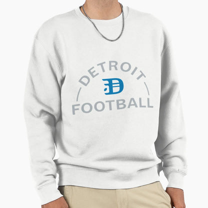 Detroit Football Badge Emblem Sweatshirt - Graphic Print for Adults - T-Shirt, Sweatshirt, Hoodie
